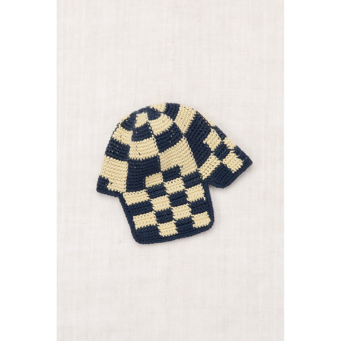 Misha and Puff Galaxy Checkered Crochet Rover Cap