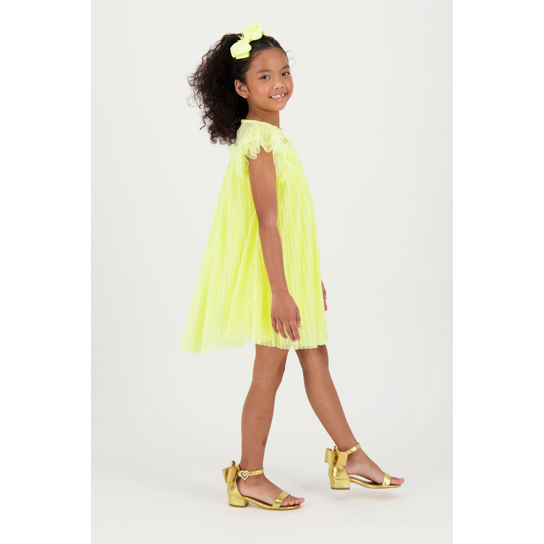 Angels Face Sherbert Cho Spotted Tulle Butterfly Dress