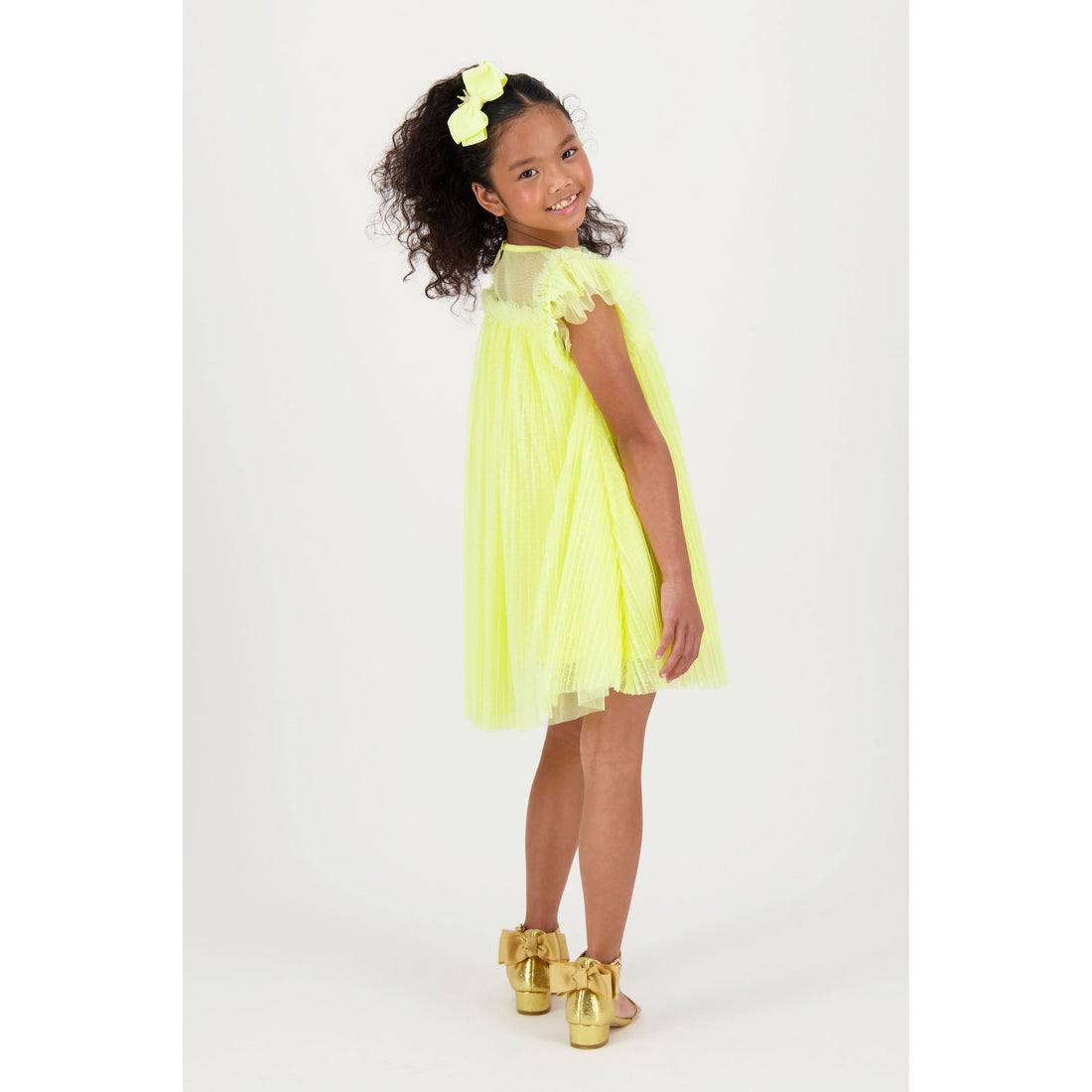 Angels Face Sherbert Cho Spotted Tulle Butterfly Dress