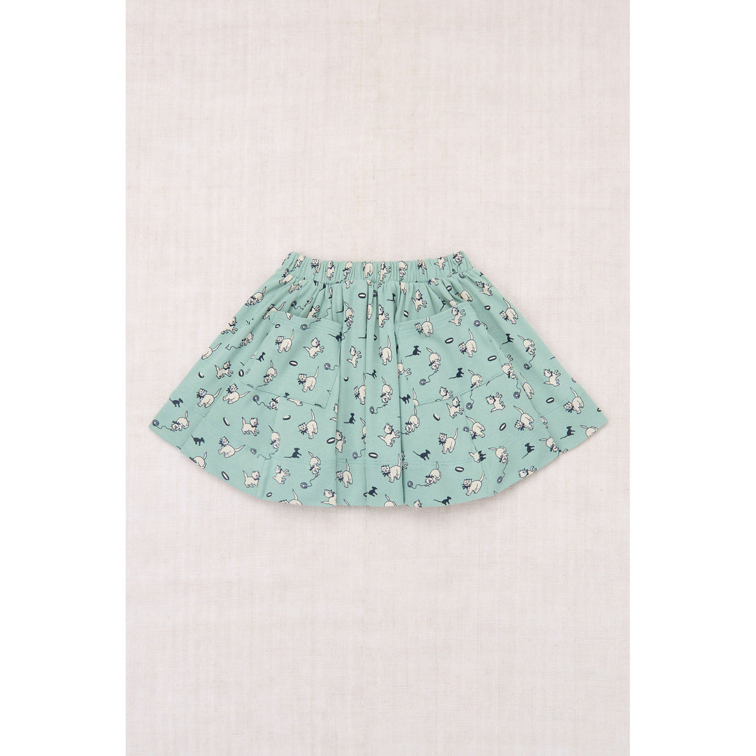 Misha and Puff Sage Cat & Mouse Circle Skirt
