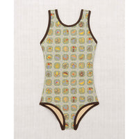 Misha and Puff Vert Trellis Classic Swimsuit