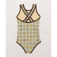 Misha and Puff Vert Trellis Classic Swimsuit