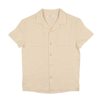 Coco Blanc Cream Button Down Linen Shirt