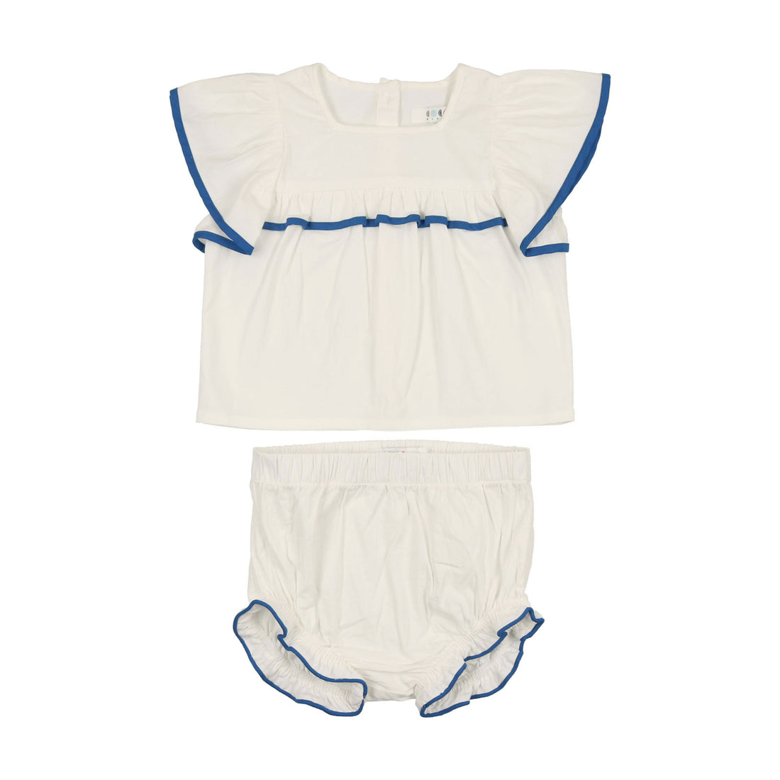 Coco Blanc White Ruffle Poplin Set