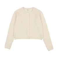 Coco Blanc Cream Crochet Cardigan