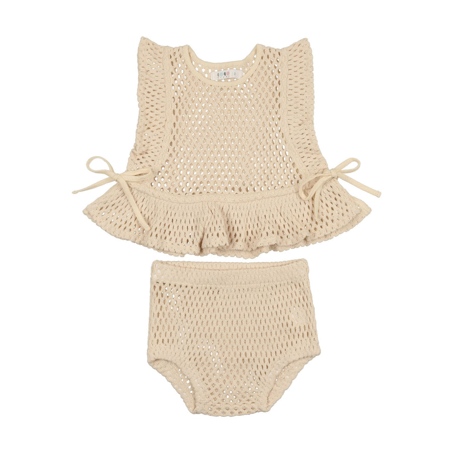 Coco Blanc Cream Crochet Set