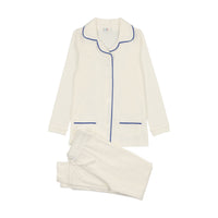 Coco Blanc Ivory/Cobalt Grandpa Pajamas