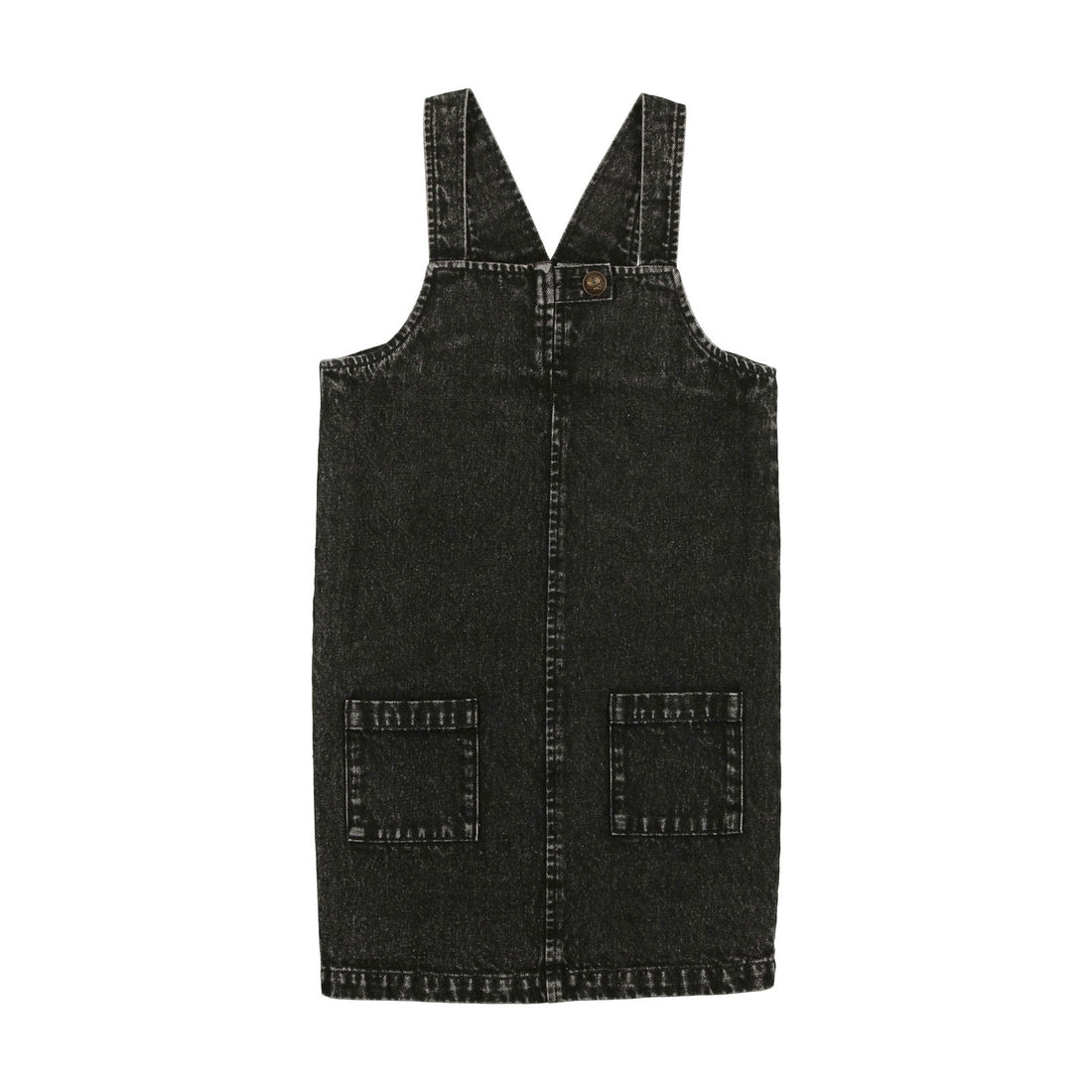 Coco Blanc Black Denim Pinafore Jumper – Ladida