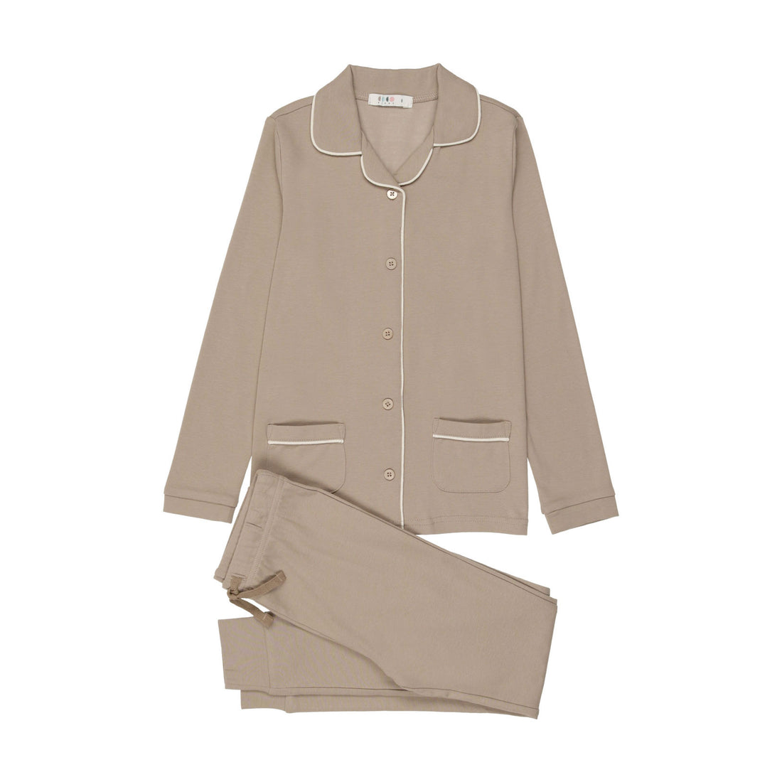 Coco Blanc Taupe Grandpa Pajamas