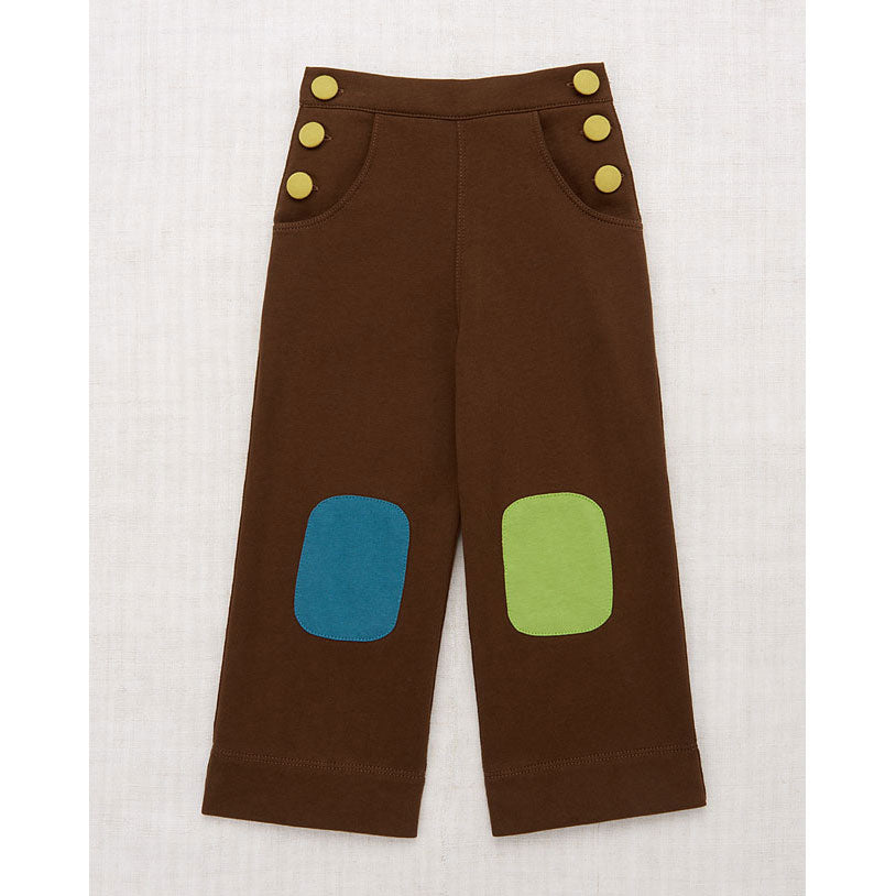 Misha and Puff  Nut Brown Colorblock Sailor Pant