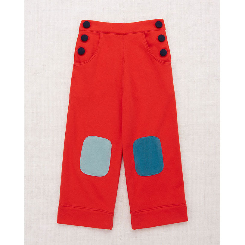 Misha and Puff  Red Flame Colorblock Sailor Pant