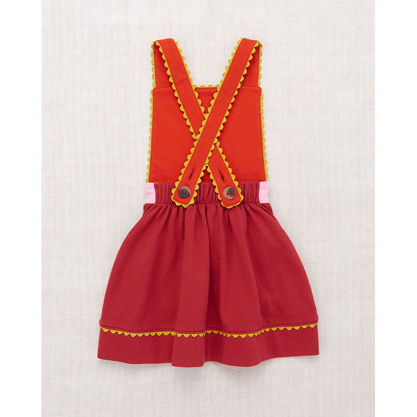 misha＆puff pinafore 3y Misha and Puff Berry Colorblock Selma Pinafore – Ladida