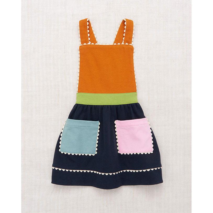 Misha and Puff  Ink Colorblock Selma Pinafore
