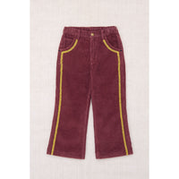 Misha and Puff Madder Root Corduroy Western Slim Flare Pant