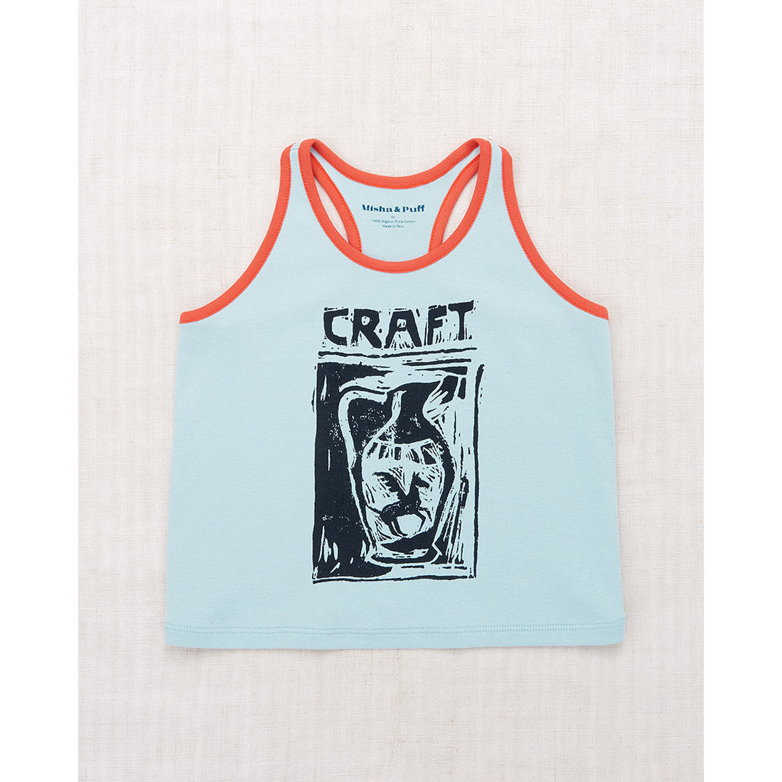 Misha and Puff Sky Craft Racerback Tank