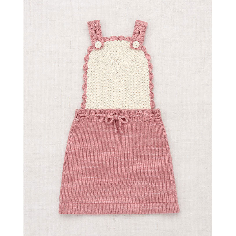 Misha and Puff Rose Blush Crescent Pinafore
