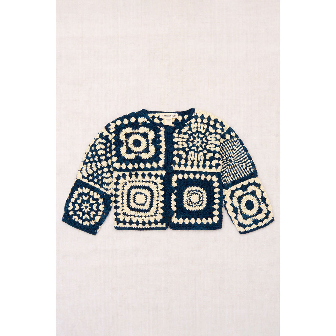 Misha and Puff Celestial Crochet Afghan Cardigan