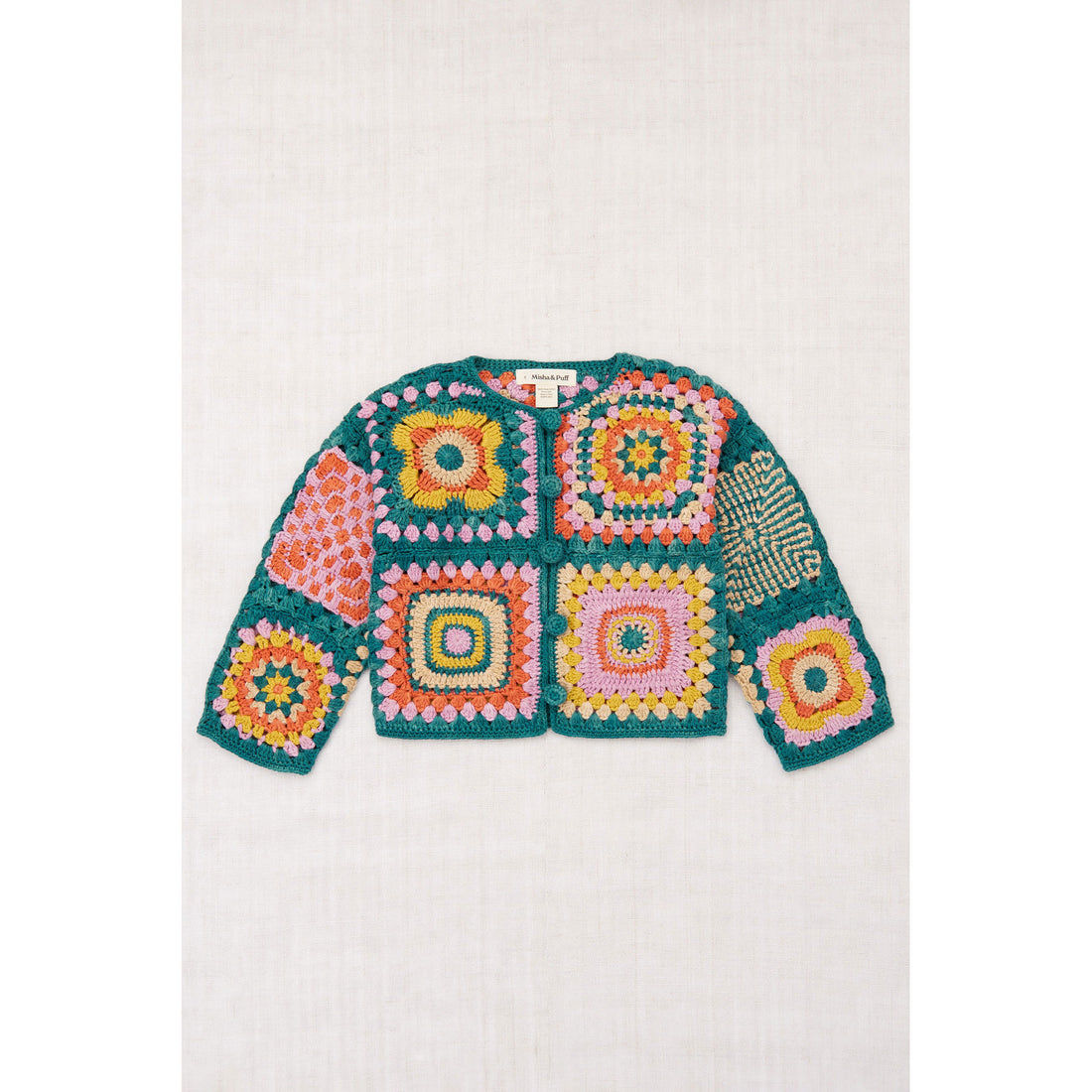 Misha and Puff Loch Crochet Afghan Cardigan
