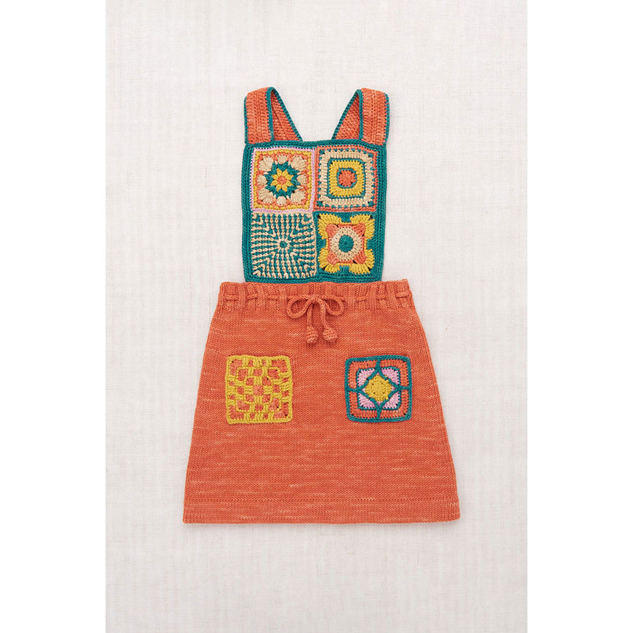 Misha and Puff Gamberetto Crochet Afghan Pinafore