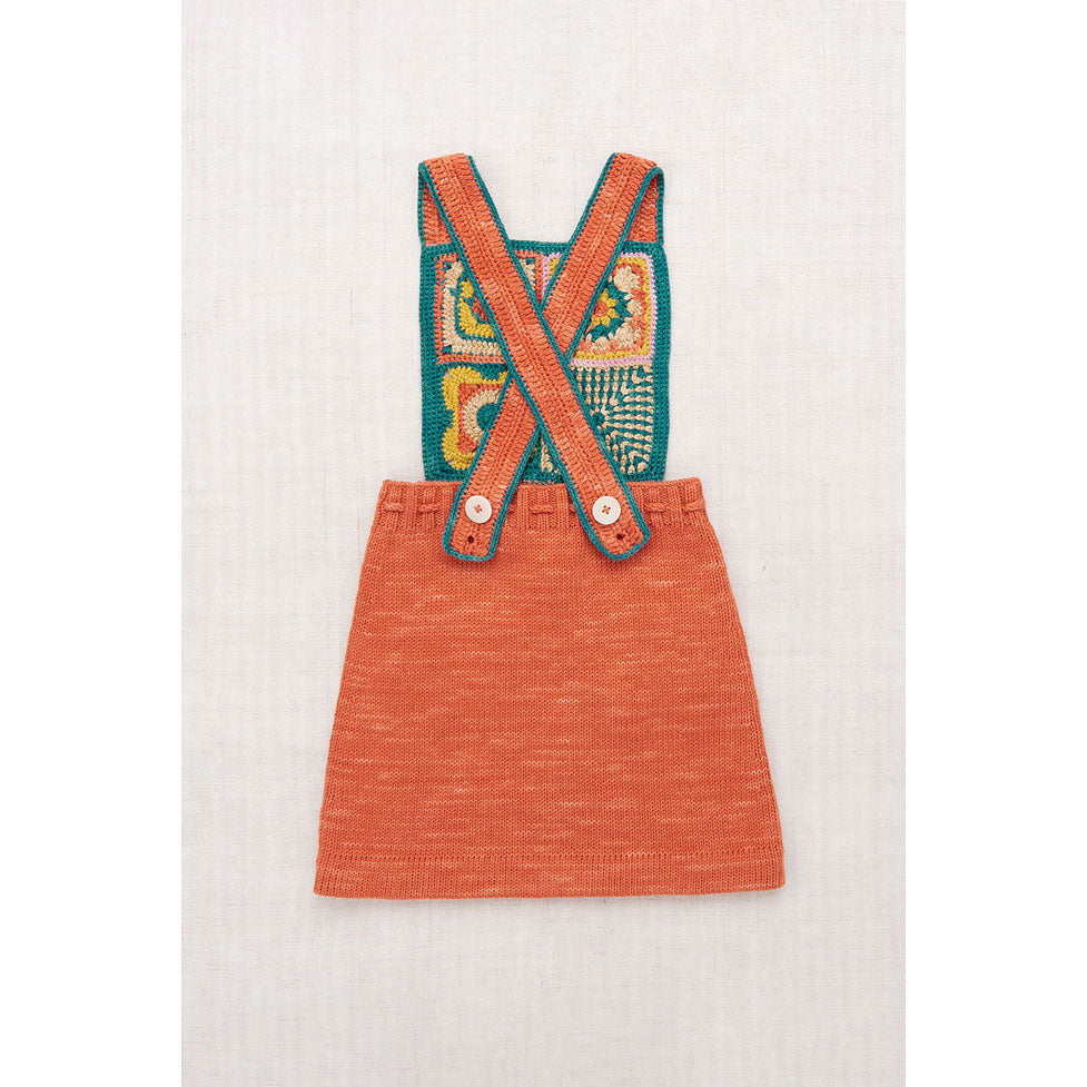 Misha and Puff Gamberetto Crochet Afghan Pinafore