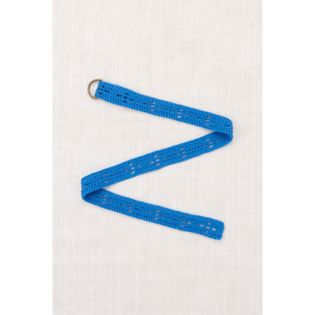 Misha and Puff Cerulean Crochet Belt