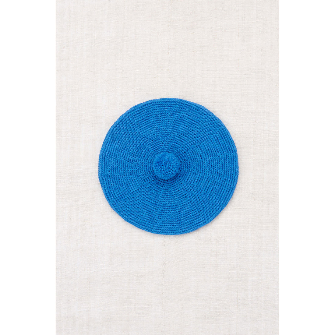 Misha and Puff Cerulean Crochet Beret