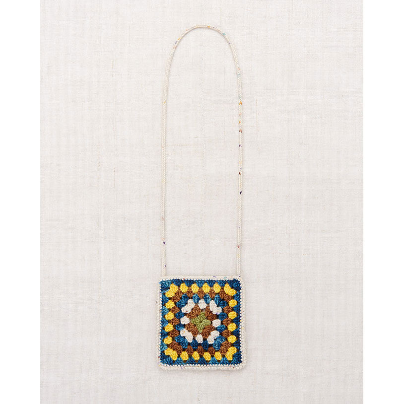 Misha and Puff  Iris Confett Crochet Big Square Bag