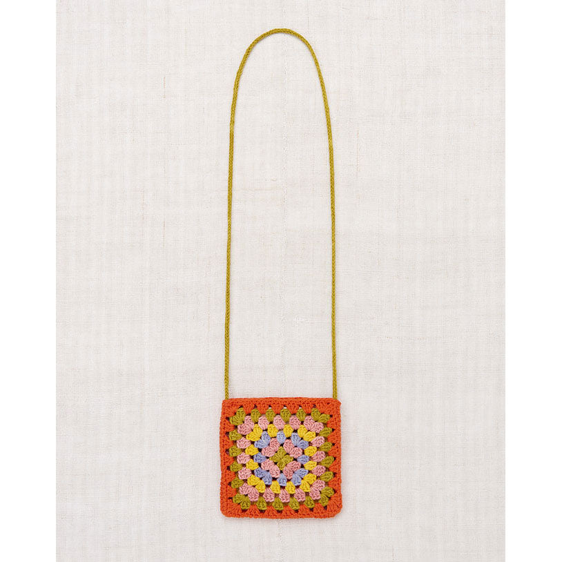 Misha and Puff Poppy Crochet Big Square Bag