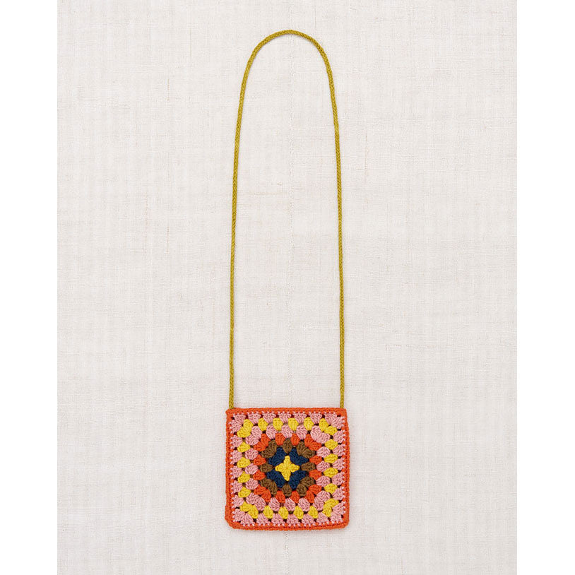 Misha and Puff Poppy Crochet Big Square Bag