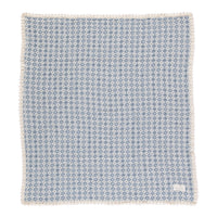 Bebe Organic Blue Retro Crochet Blanket