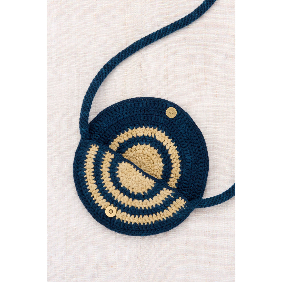 Misha and Puff Celestial Crochet Half Moon Belt Bag