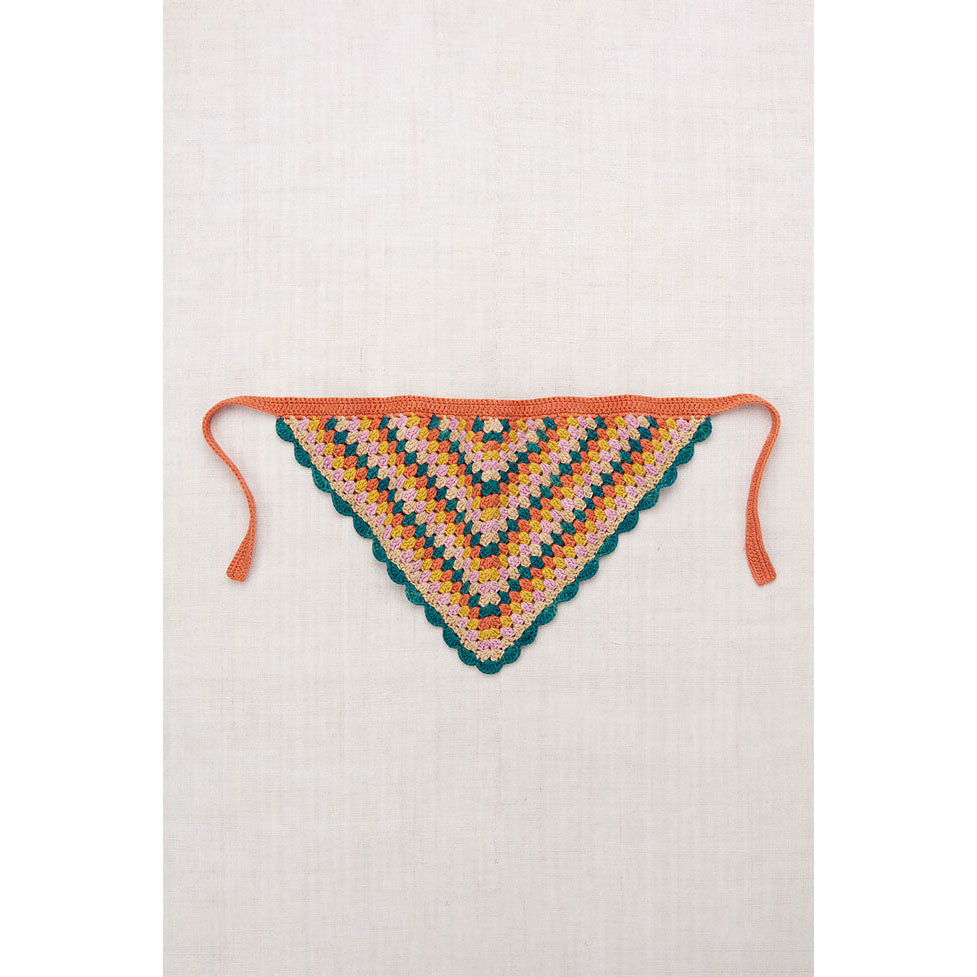 Misha and Puff Spring Mosaic Crochet Headscarf