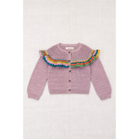 Misha and Puff Plum Petal Crochet Joya Cardigan – Ladida