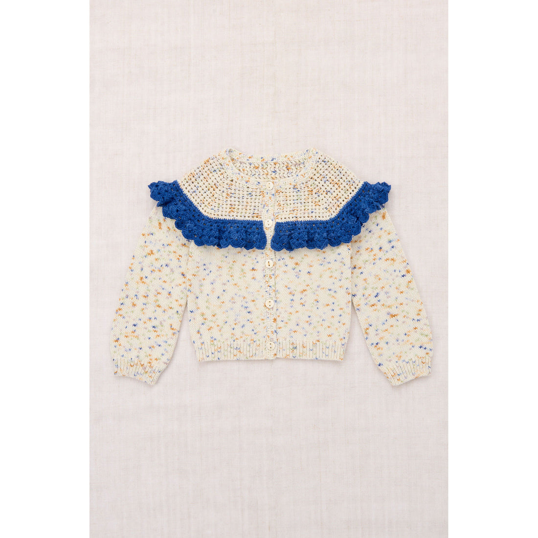 Misha and Puff   Seashore Confetti Crochet Joya Cardigan