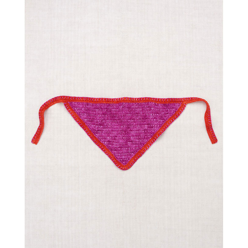 Misha and Puff Fuchsia Crochet Scarf