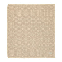 Bebe Organic Taupe Crochet Blanket