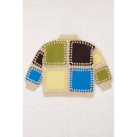 Misha and Puff Patina Cross Stitch Crochet Cardigan