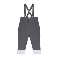 Calla Lili  Grey Suspenders Pants