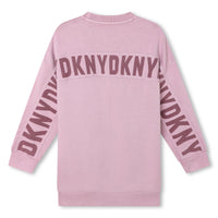 DKNY Purple French Terry Dress