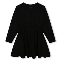 DKNY Black Jersey Fabric Dress