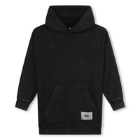 DKNY Black Light French Hoodie Dress