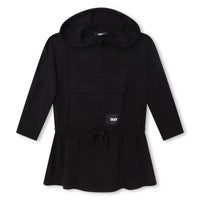DKNY Black Hooded Dress