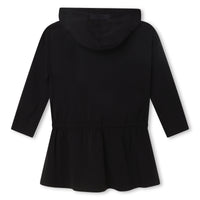 DKNY Black Hooded Dress