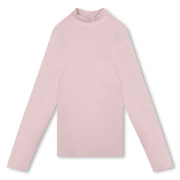 DKNY Purple Mock Neck Tee