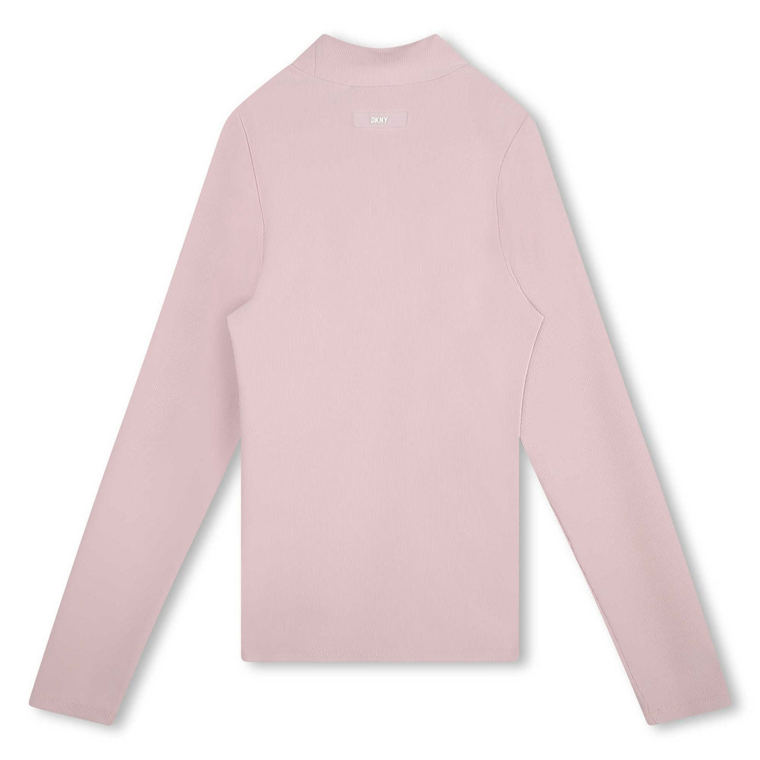 DKNY Purple Mock Neck Tee
