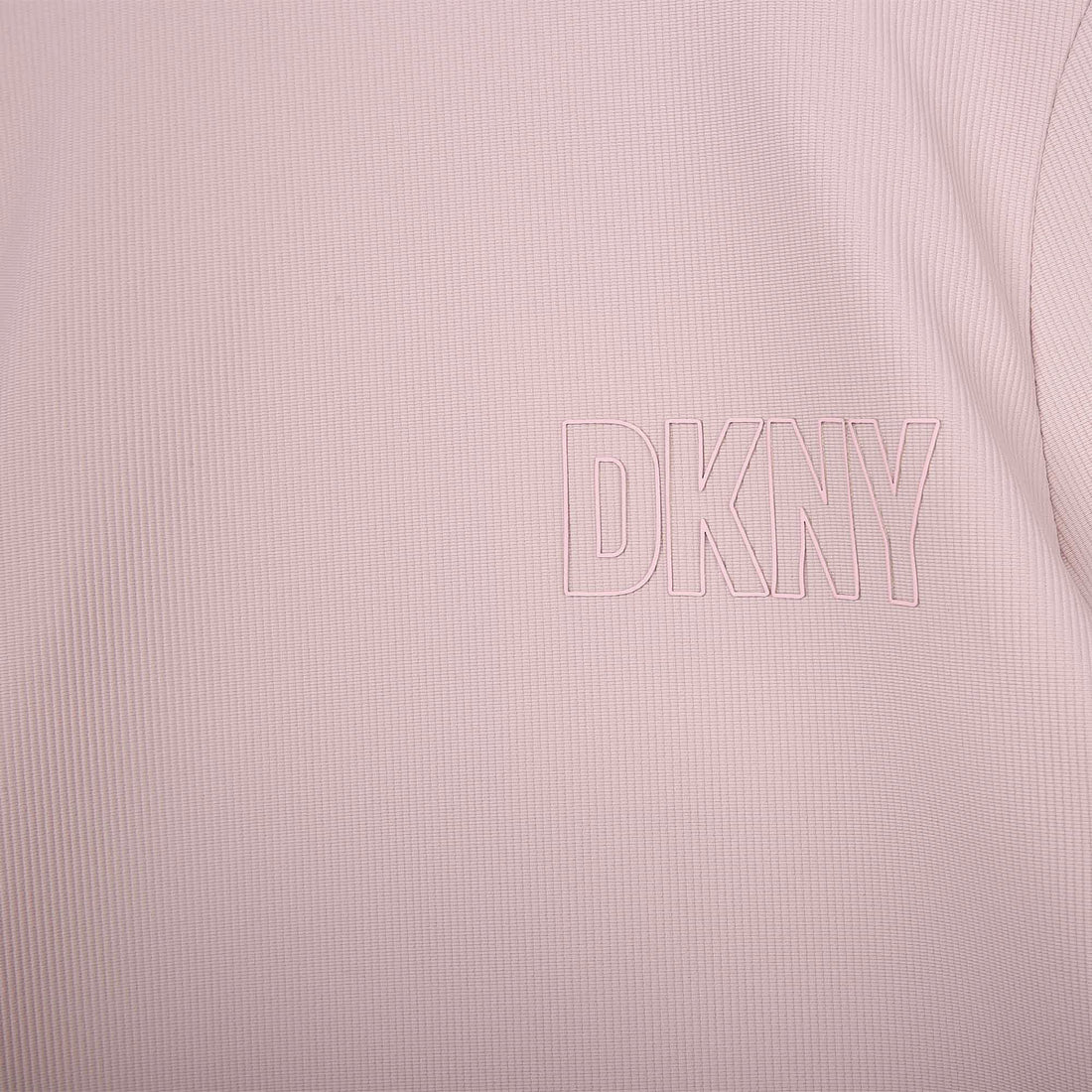DKNY Purple Mock Neck Tee