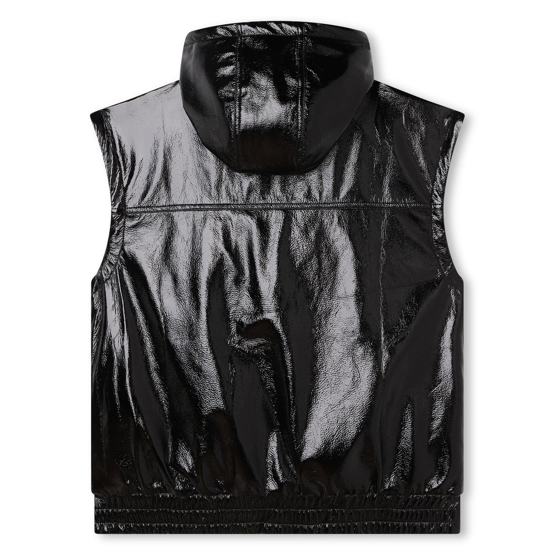 DKNY Black Reversible Sleeveless Jacket