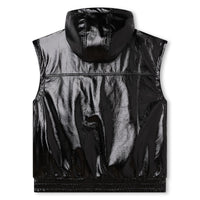 DKNY Black Reversible Sleeveless Jacket
