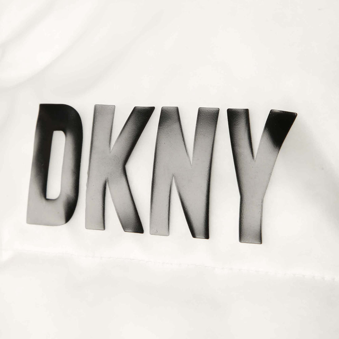 DKNY White Reversible Sleeveless Down Jacket