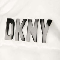 DKNY White Reversible Sleeveless Down Jacket